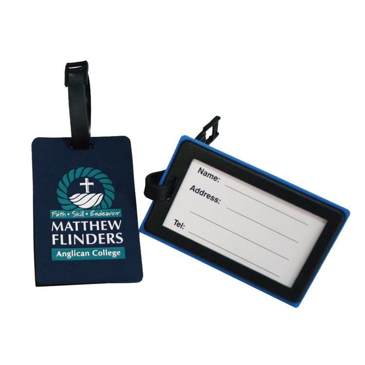 Custom PVC Luggage Tag Original Rectangle DesignCorporate Promotional