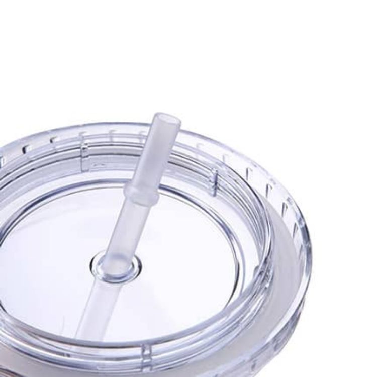 Picture of 24oz Plastic Cups with Lids & Straws