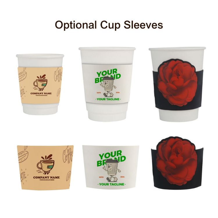 Picture of PLA Double Wall Compostable Paper Cups