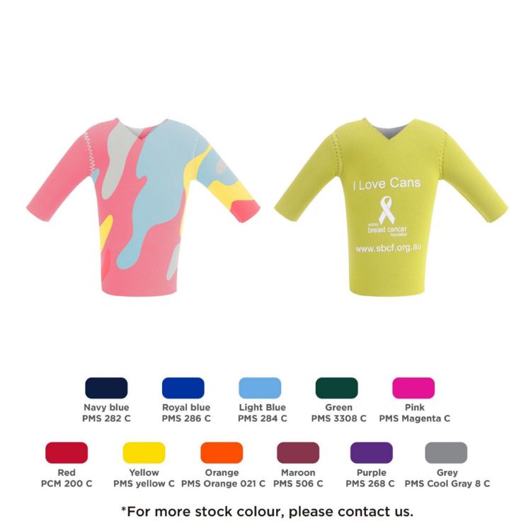 Picture of Cricket Jersey Bottle Cooler