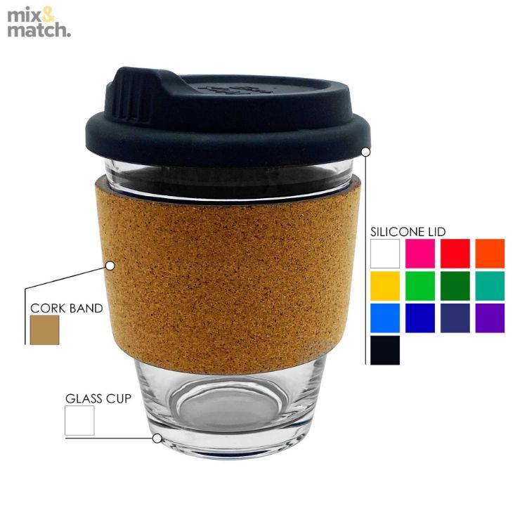 Picture of Carlo Glass Coffee Cup – Cork